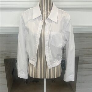 J for Justify White Cropped Blazer